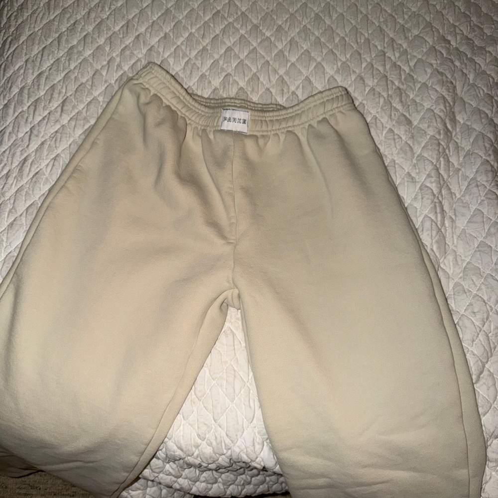 Parke Tonal Oat Boxer sweatpants